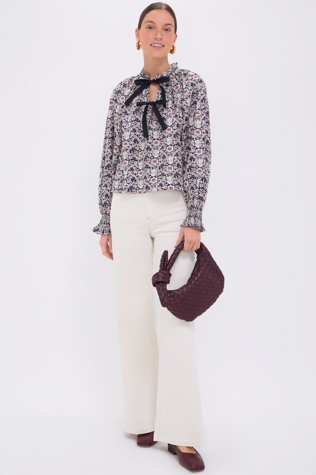 Bordeaux Plume Aiden Top