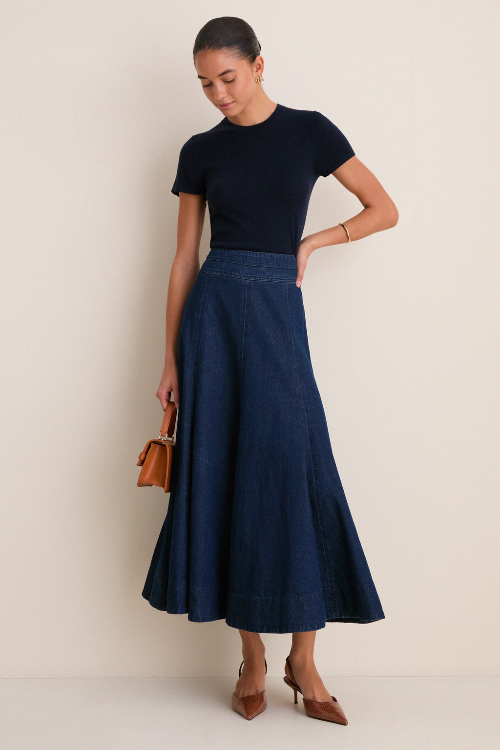 Dark Denim Brynn Skirt
