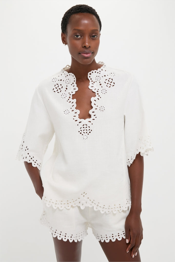 White Shana Blouse