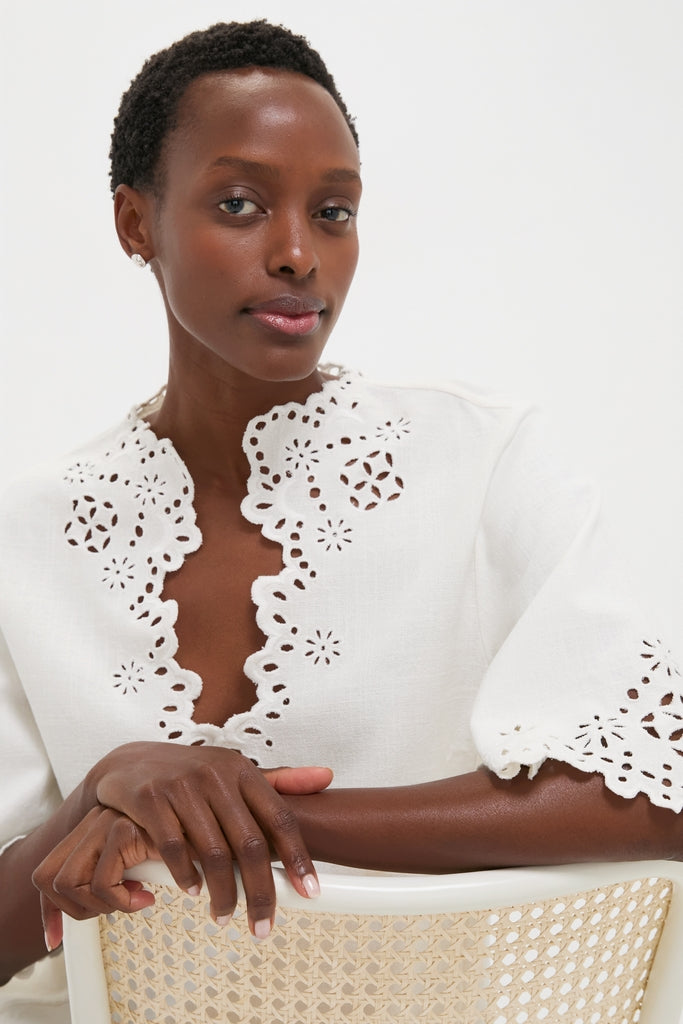 White Shana Blouse