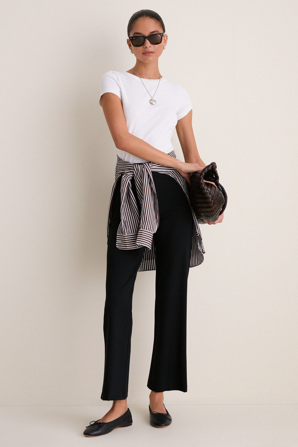 Black 28 Inch Compression September Pant
