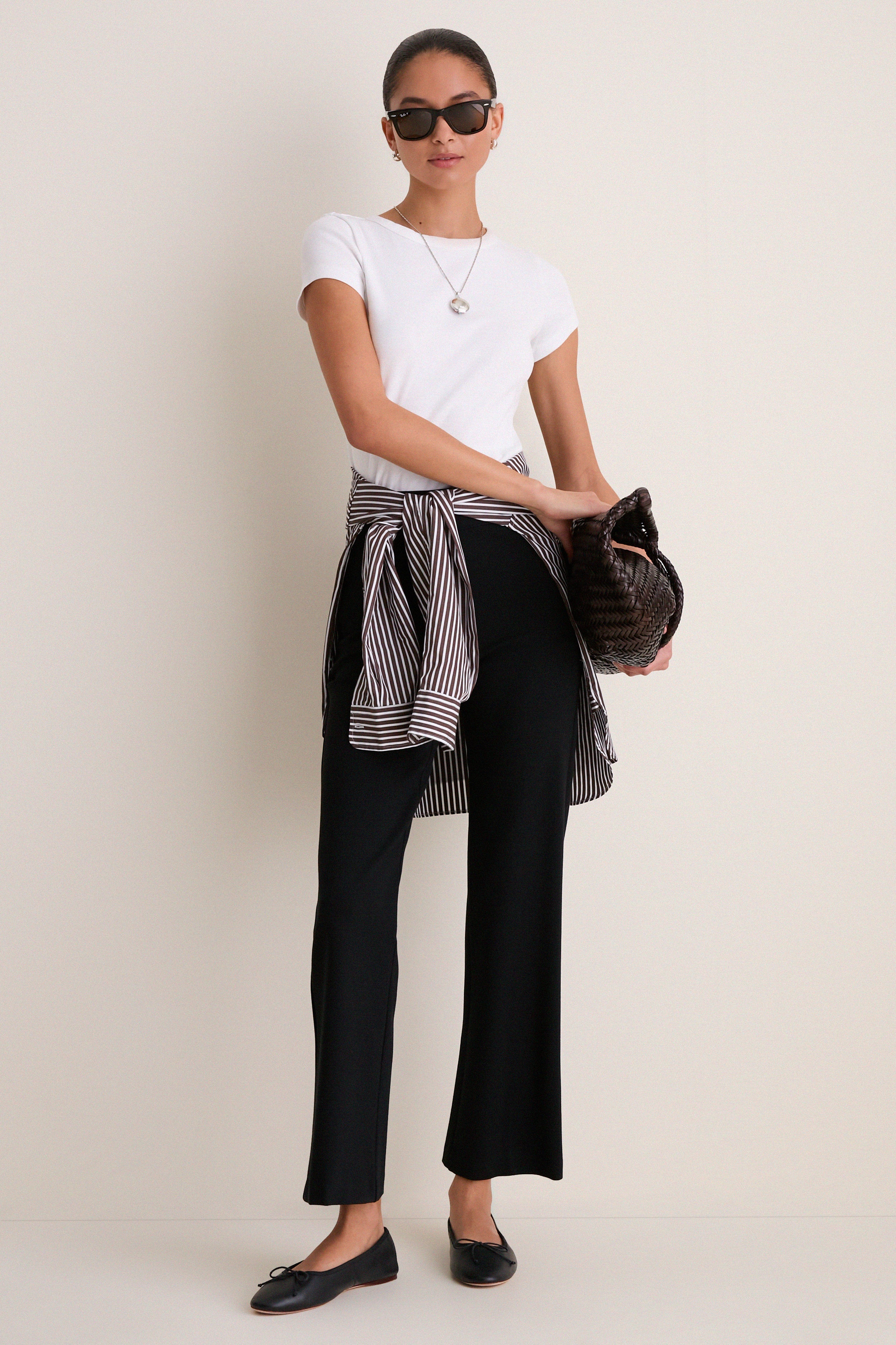 Black 28 Inch Compression September Pant
