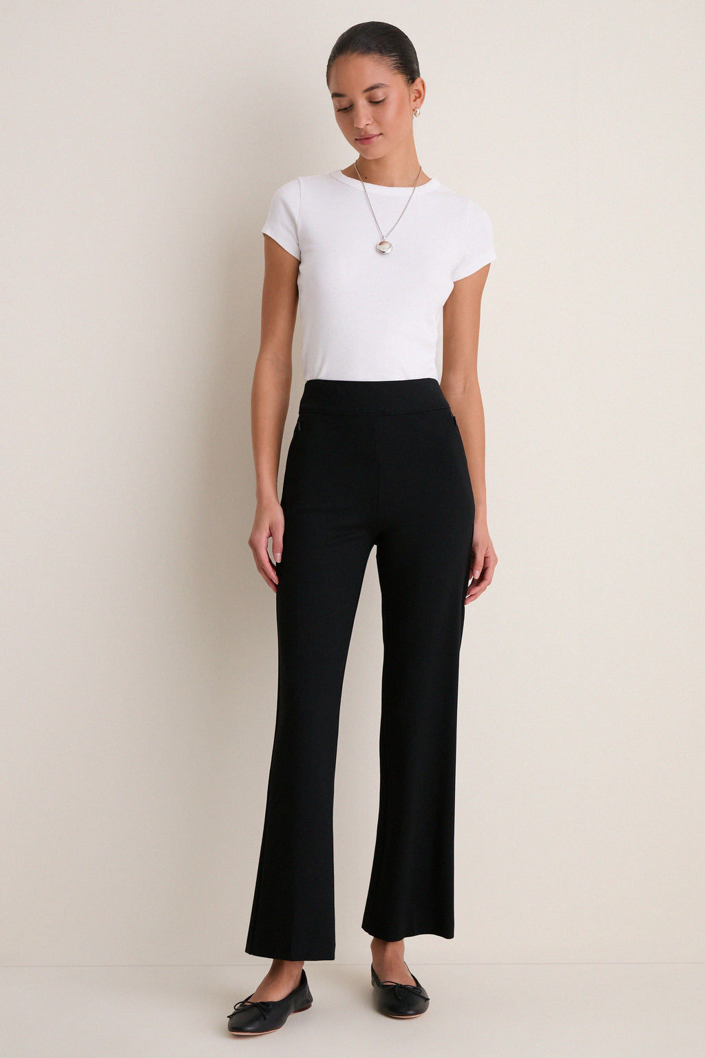 Black 28 Inch Compression September Pant