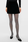 Black and Silver Glitter Tights