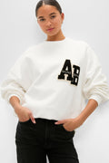 Off White Miles Letterman Sweatshirt