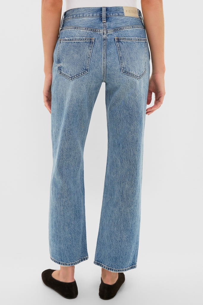 Metropolis Lexi Mid Rise Bowed Straight
