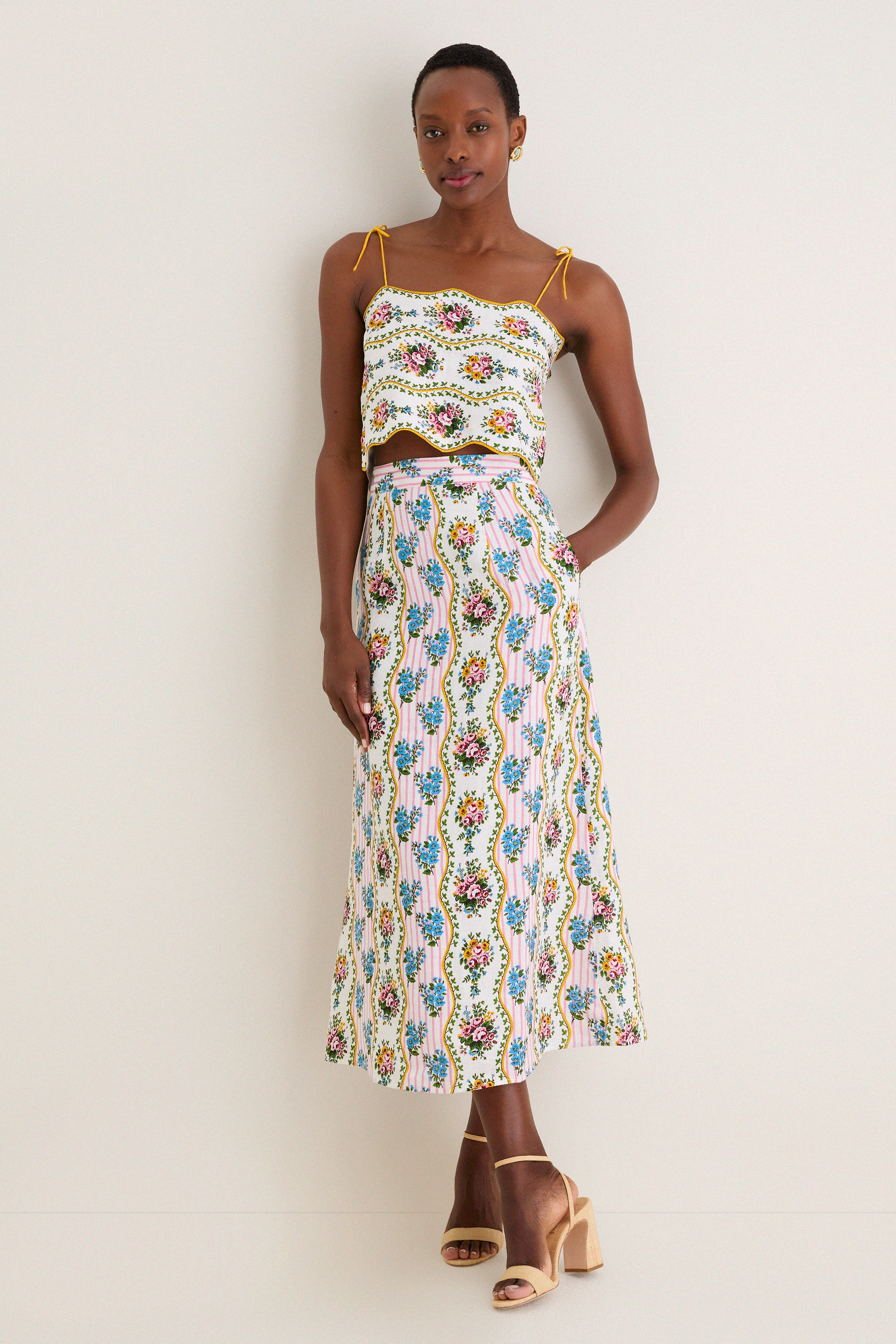 Vintage Bouquet Sicily Top