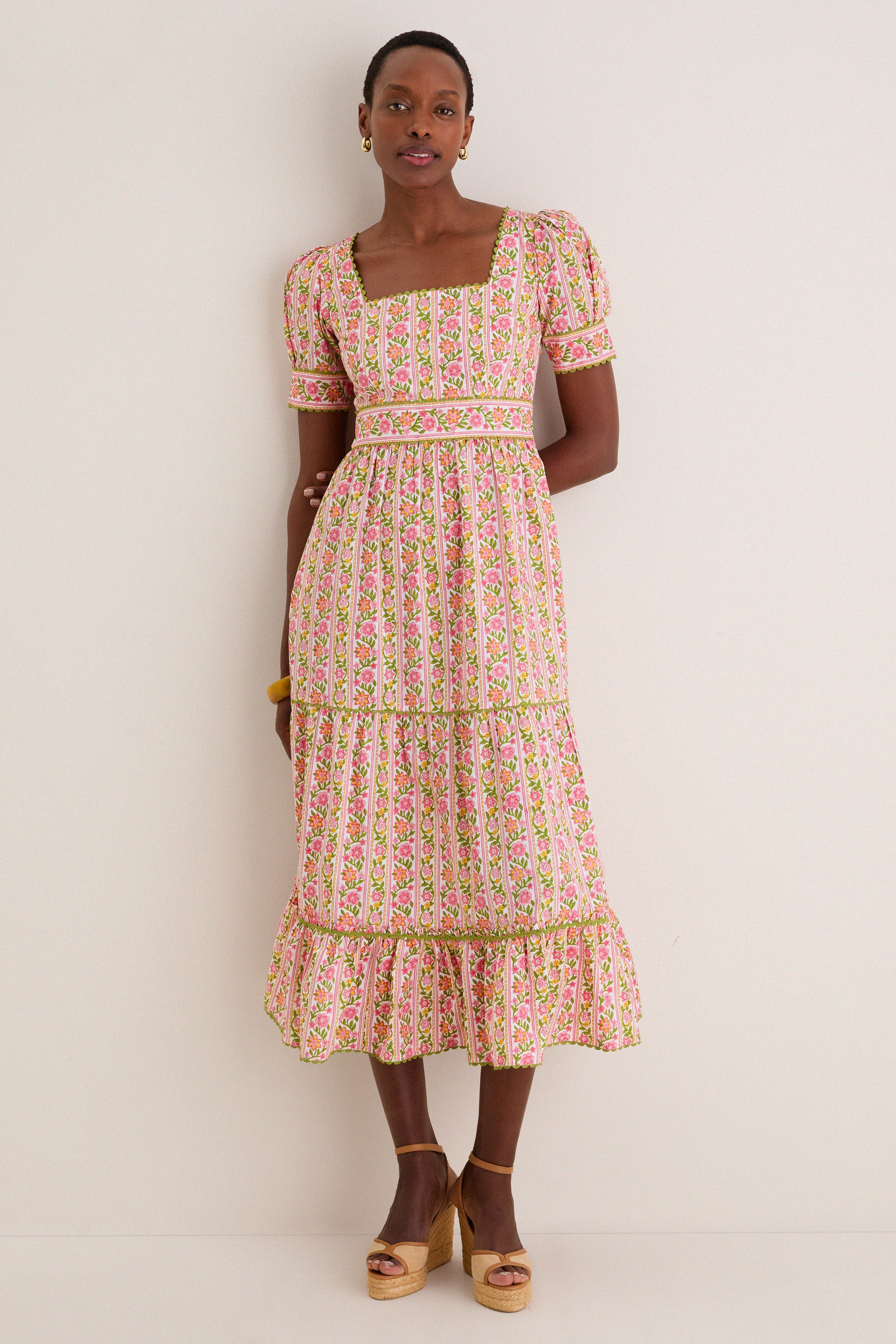 Moghul Border Evelyn Dress