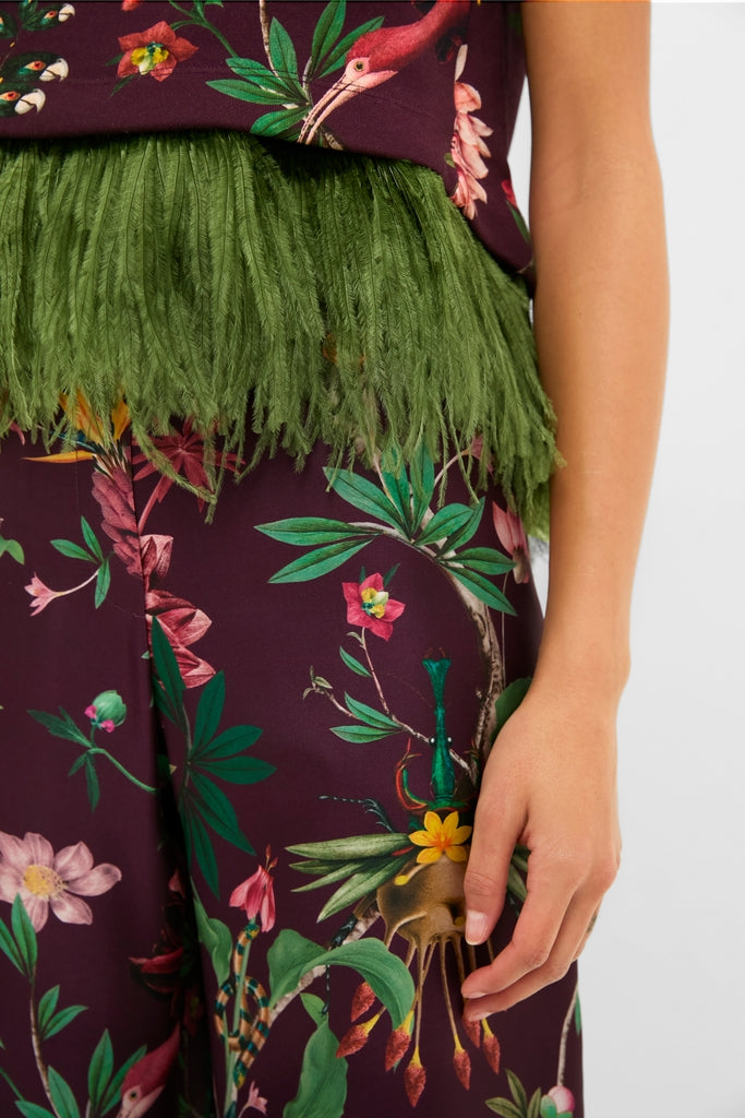 Zooflora La Scala Tee with Feathers