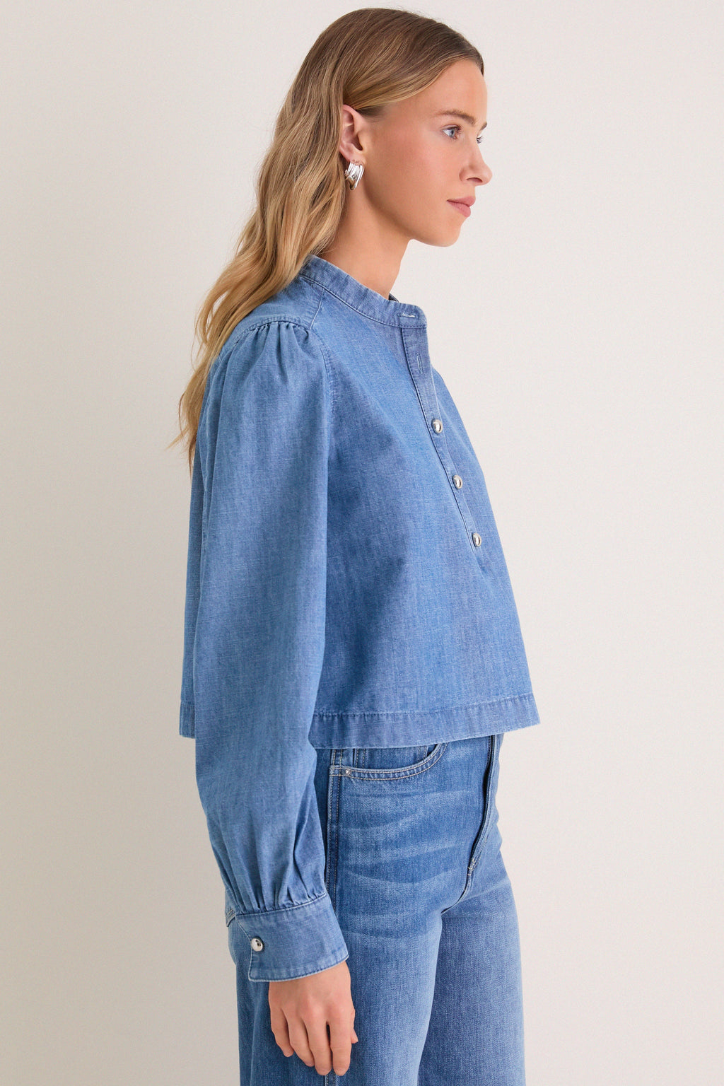 Indigo Denim Margot Top