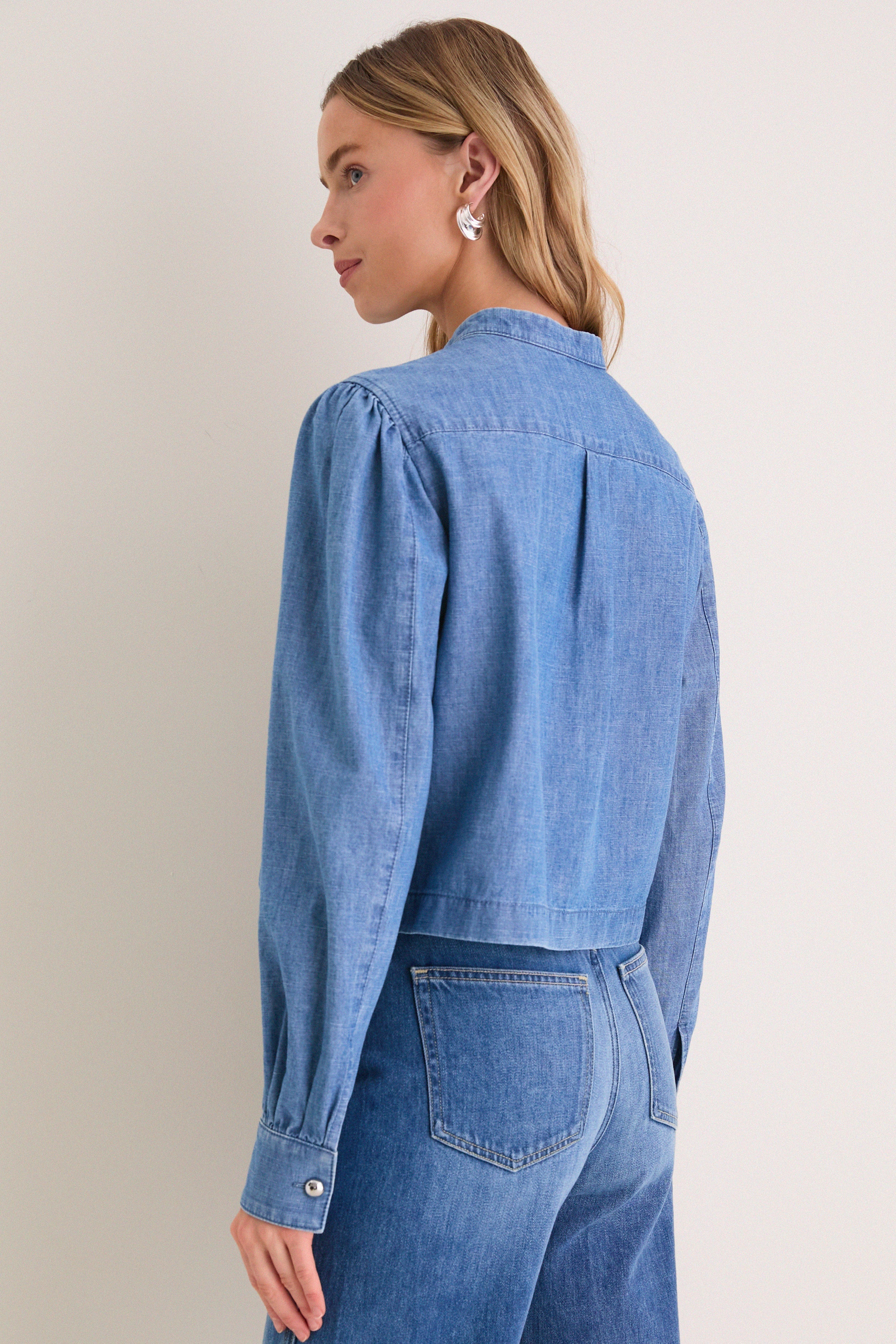 Indigo Denim Margot Top