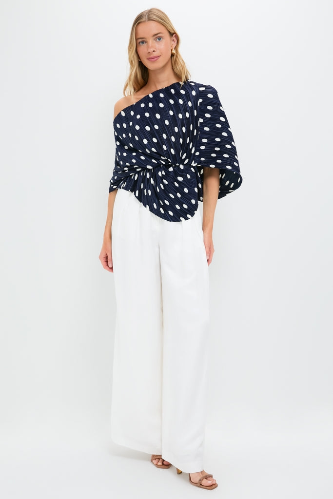 Small Dot Deep Lake Cami Top