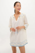 Neblina Geometric Embroidered Bondi Coverup