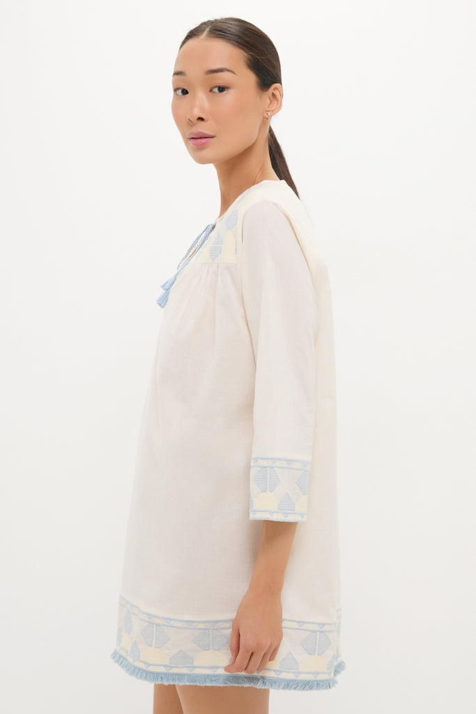 Neblina Geometric Embroidered Bondi Coverup