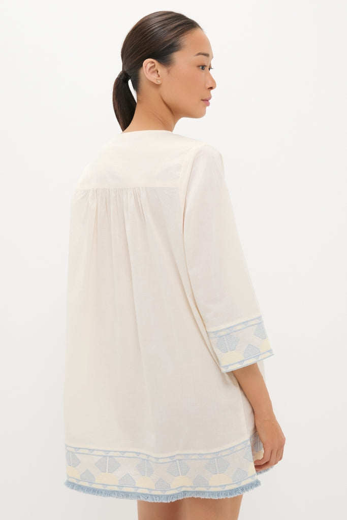 Neblina Geometric Embroidered Bondi Coverup