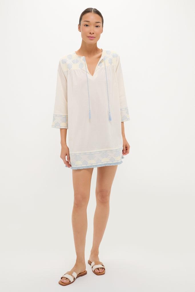 Neblina Geometric Embroidered Bondi Coverup