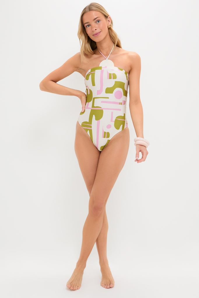 Off-White Balearic Applique Swimsuit