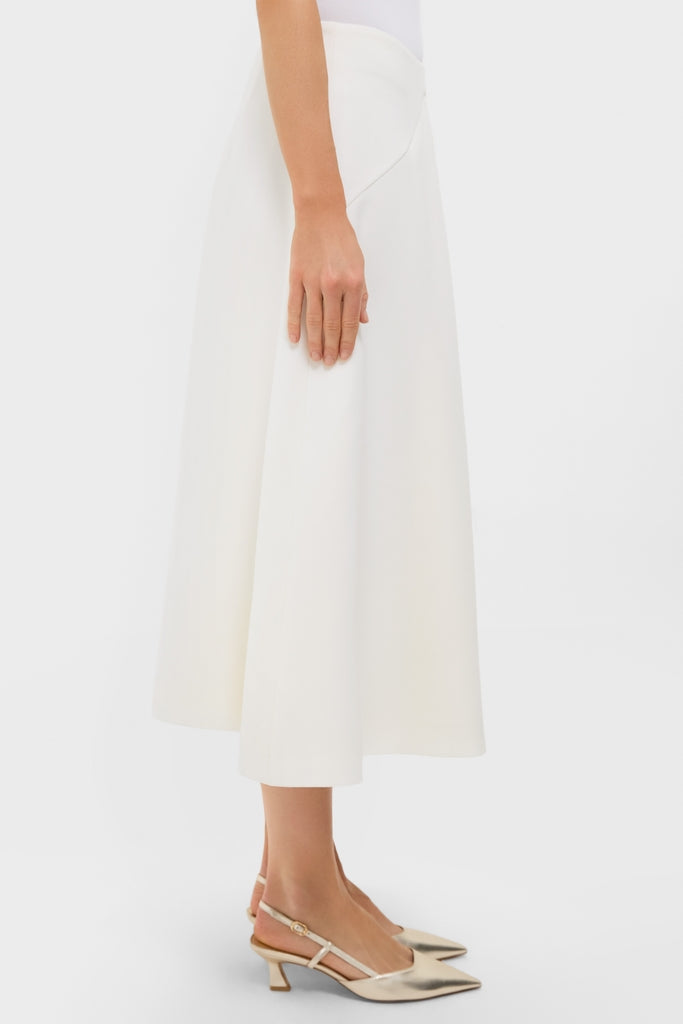 Ivory Babitz Midi Skirt