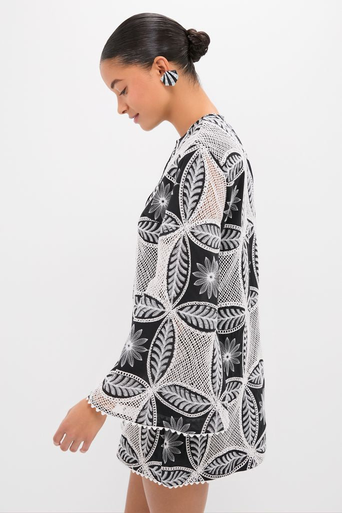 Black Plain Gia Mini Dress