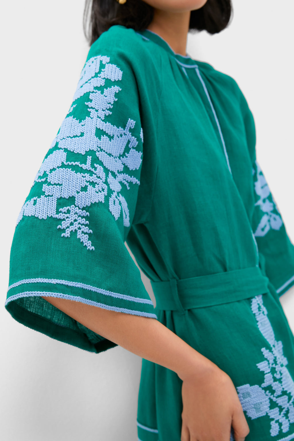 Emerald Swan Dress