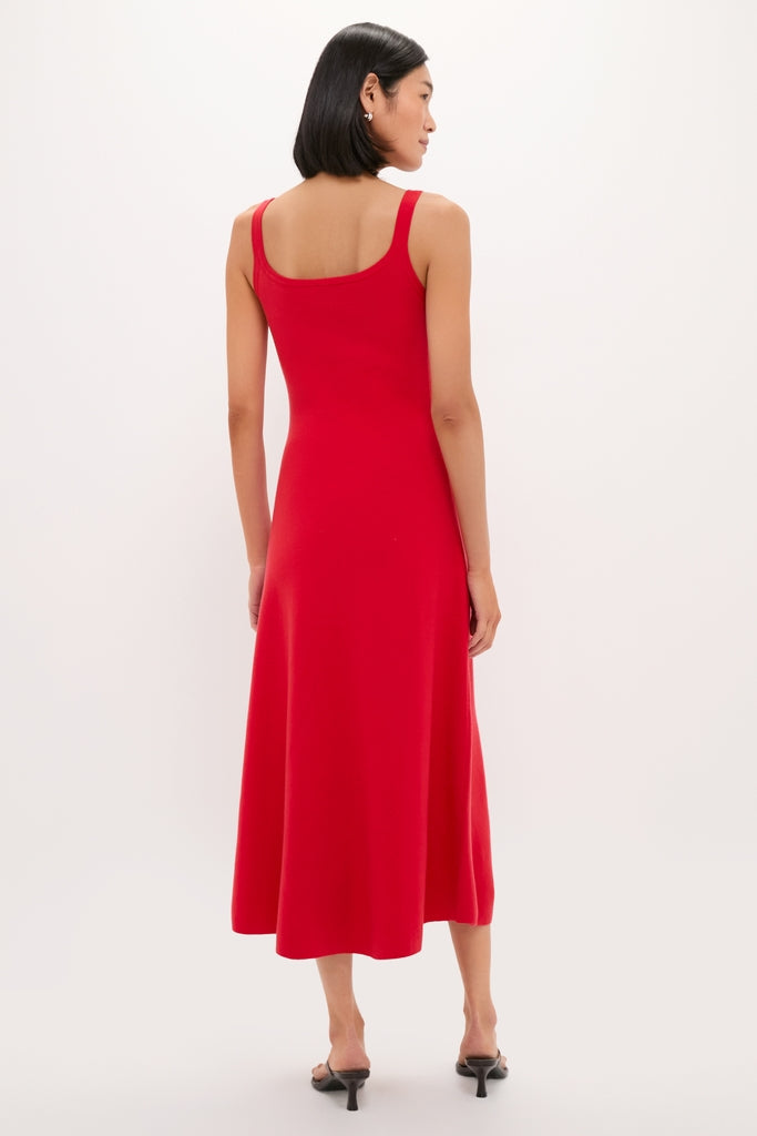 Red Knit Barrington Dress