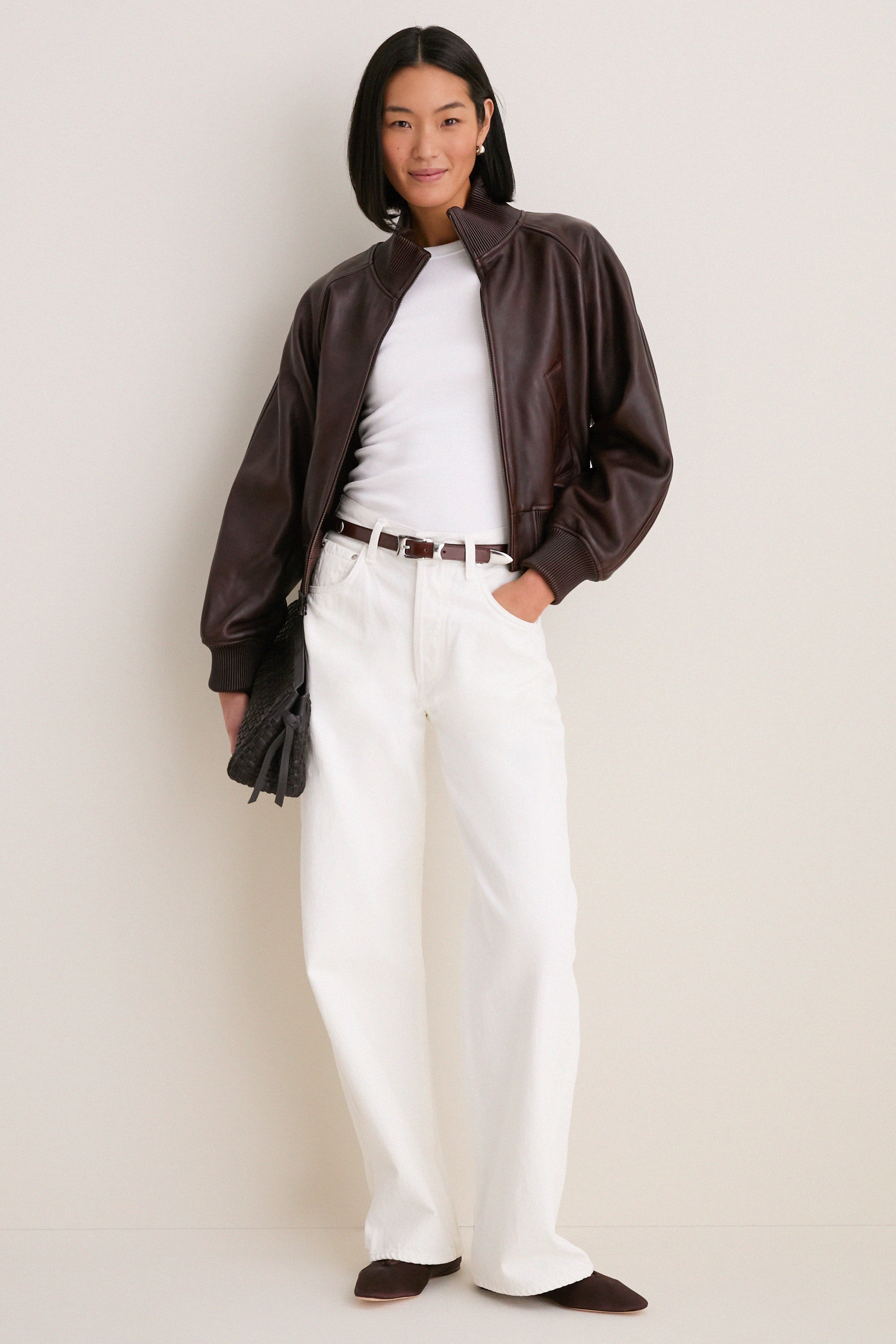 Brown Sheep Skin Leather Jacket