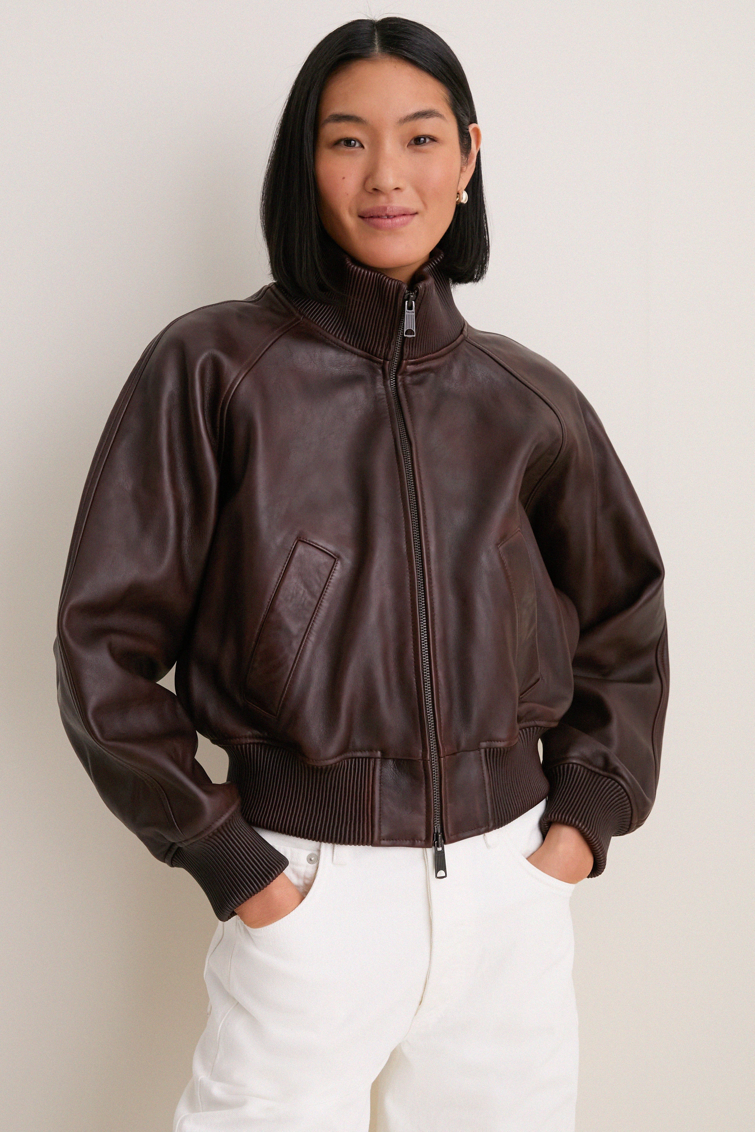 Brown Sheep Skin Leather Jacket