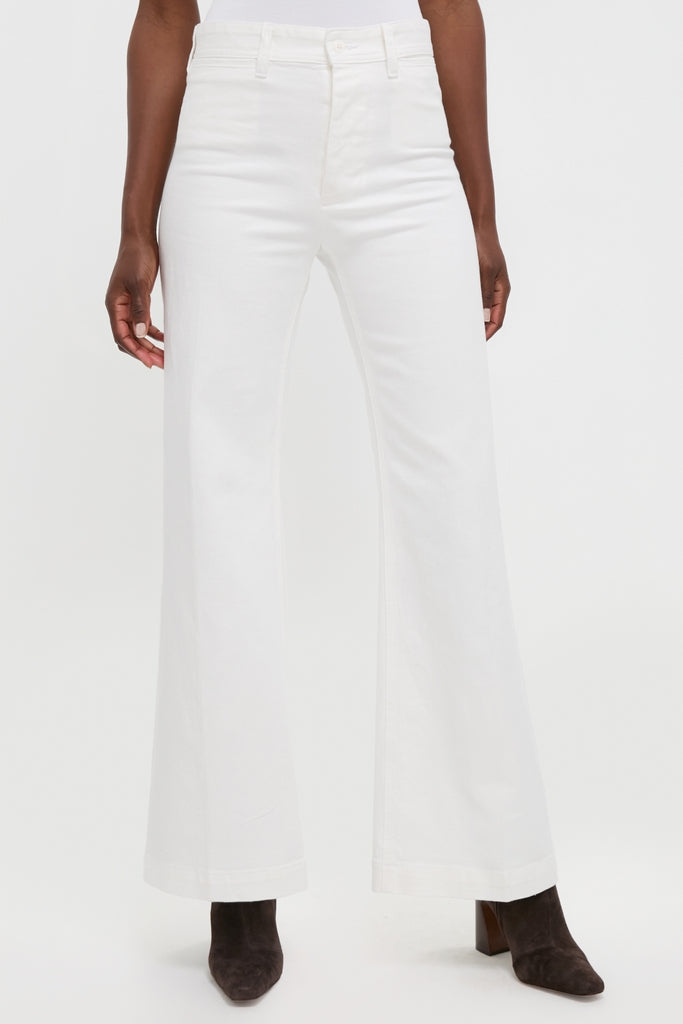 Nevis Cotton Twill Woven Standard Flare Pants