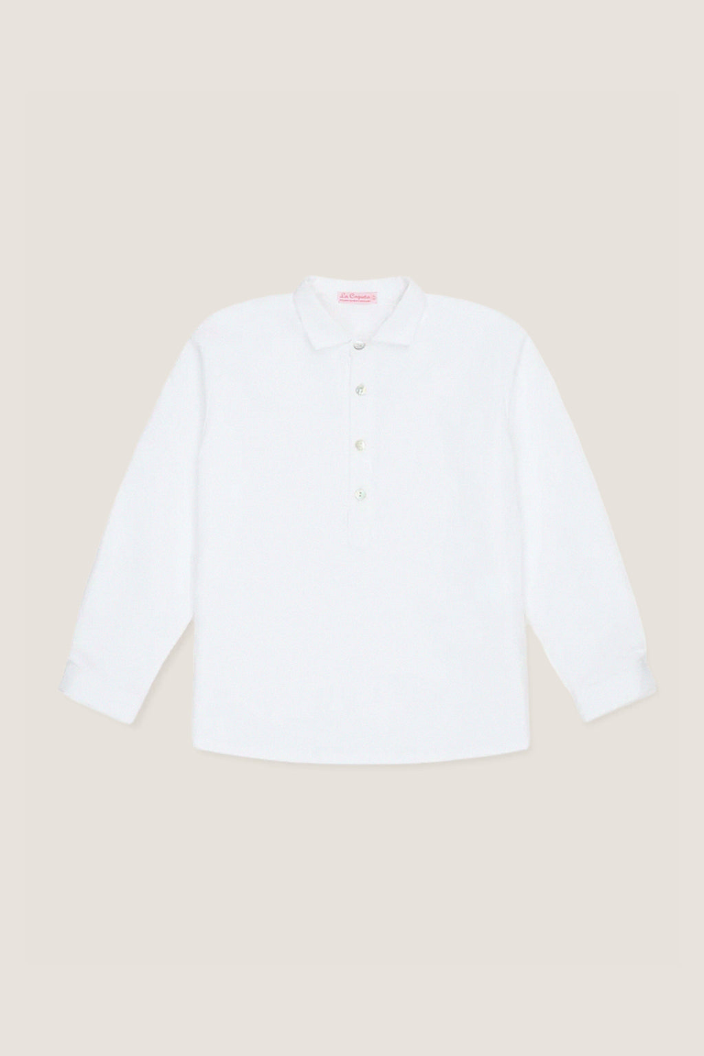 White Gingham Miguel Long Sleeve Shirt
