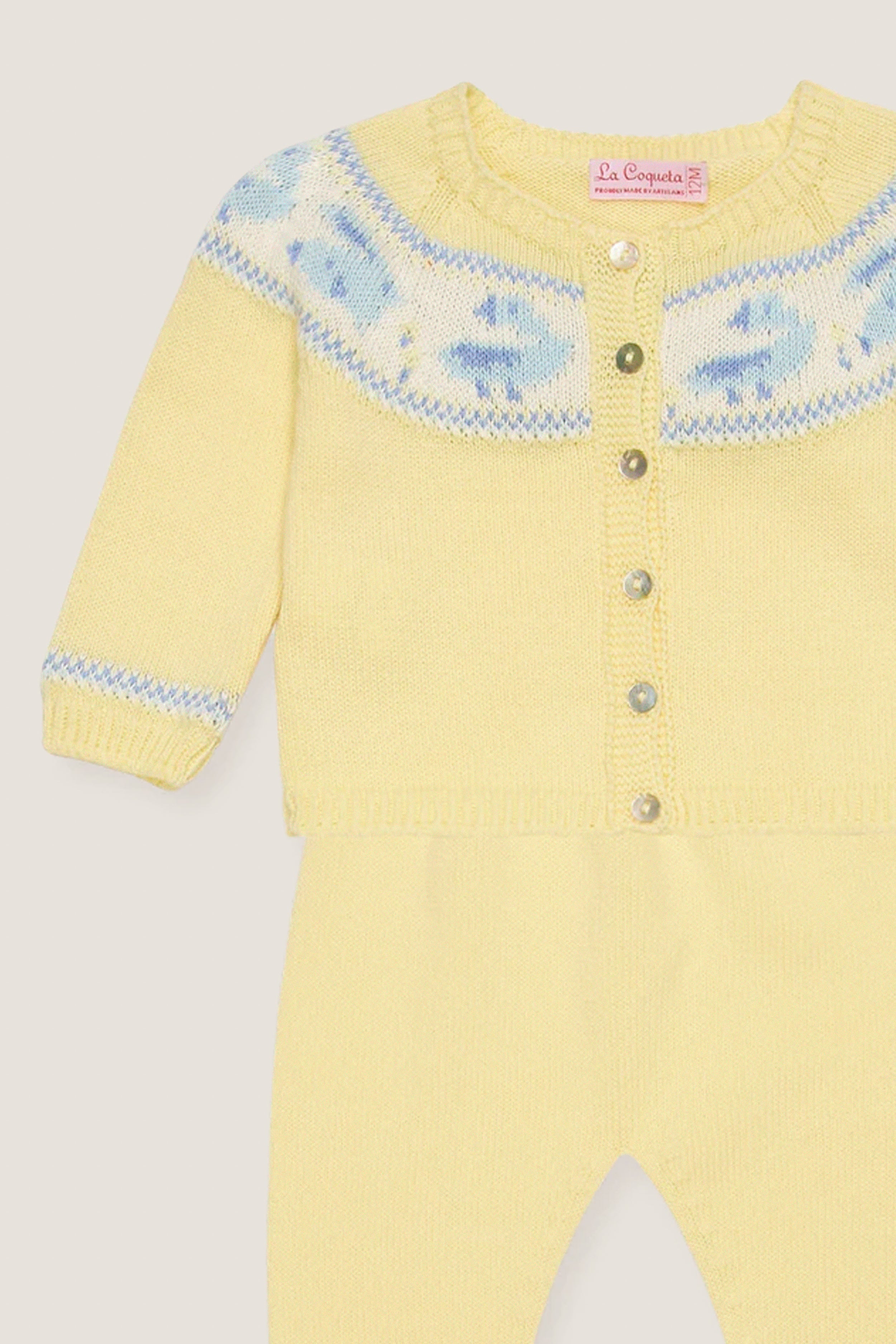 Lemon Kayra Cotton Baby Knitted Set