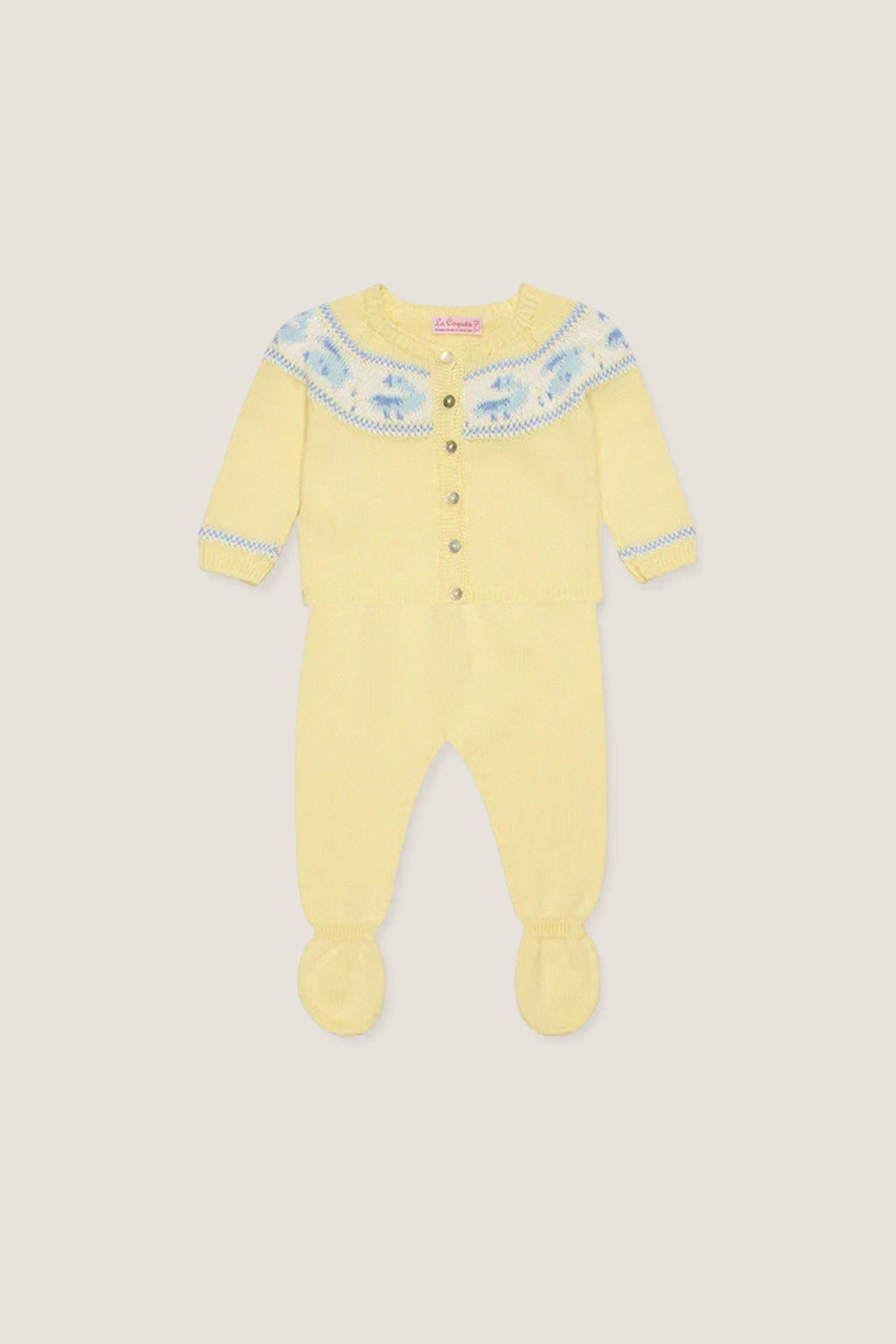 Lemon Kayra Cotton Baby Knitted Set