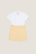 Yellow Gingham Oliver Baby Boy Set