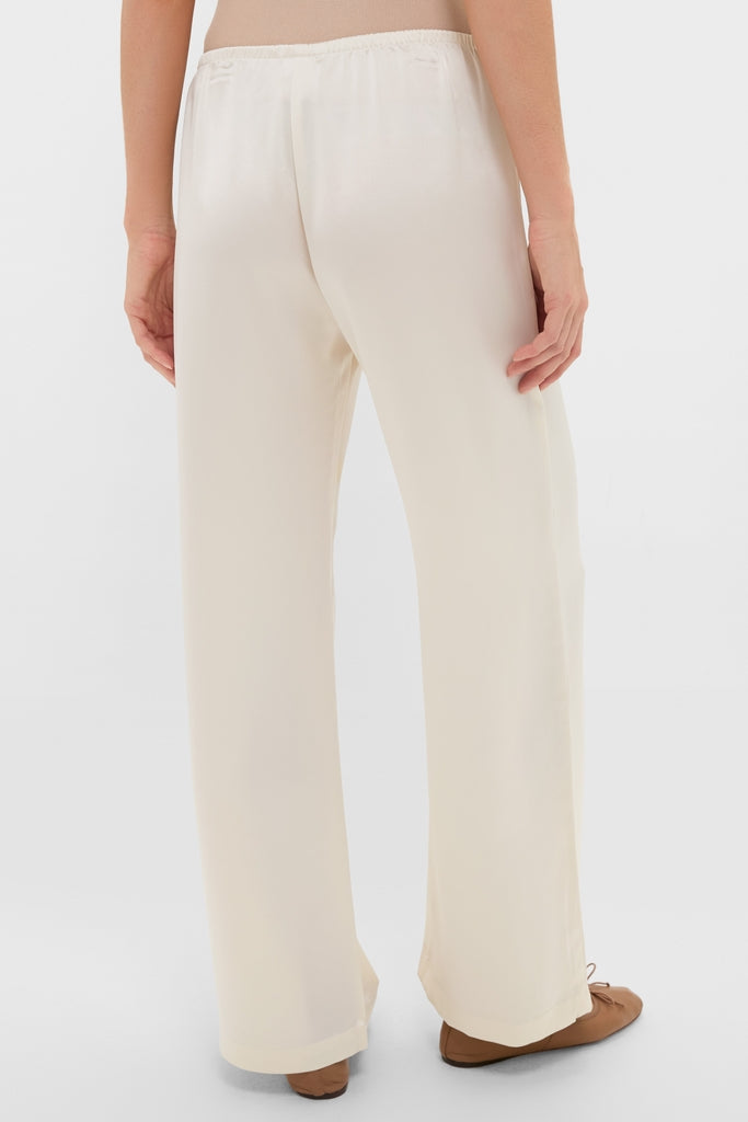 Creme Barb Wide Leg Pants