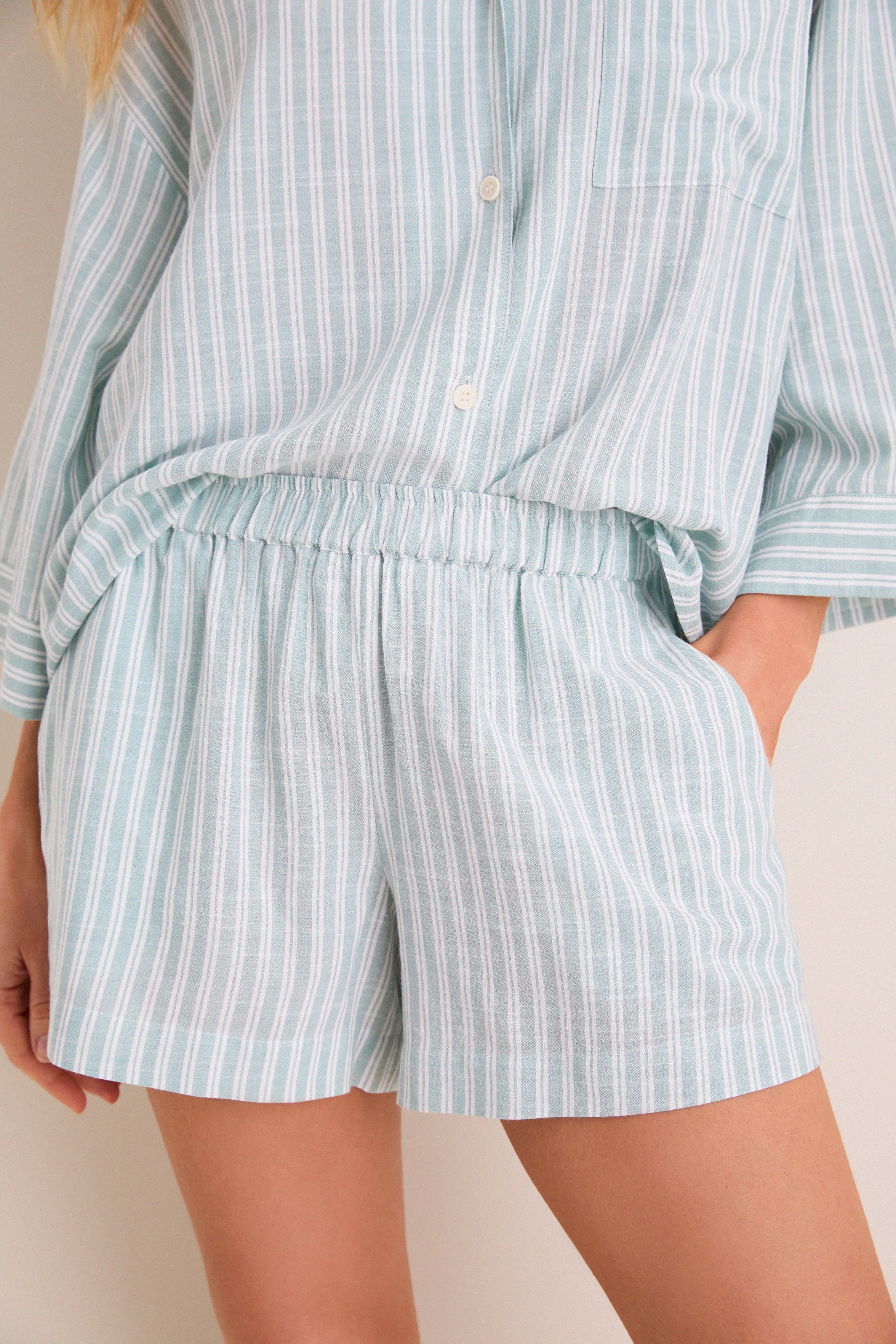 Seagrass Regatta Stripe Nautico Relaxed Short PJ Set