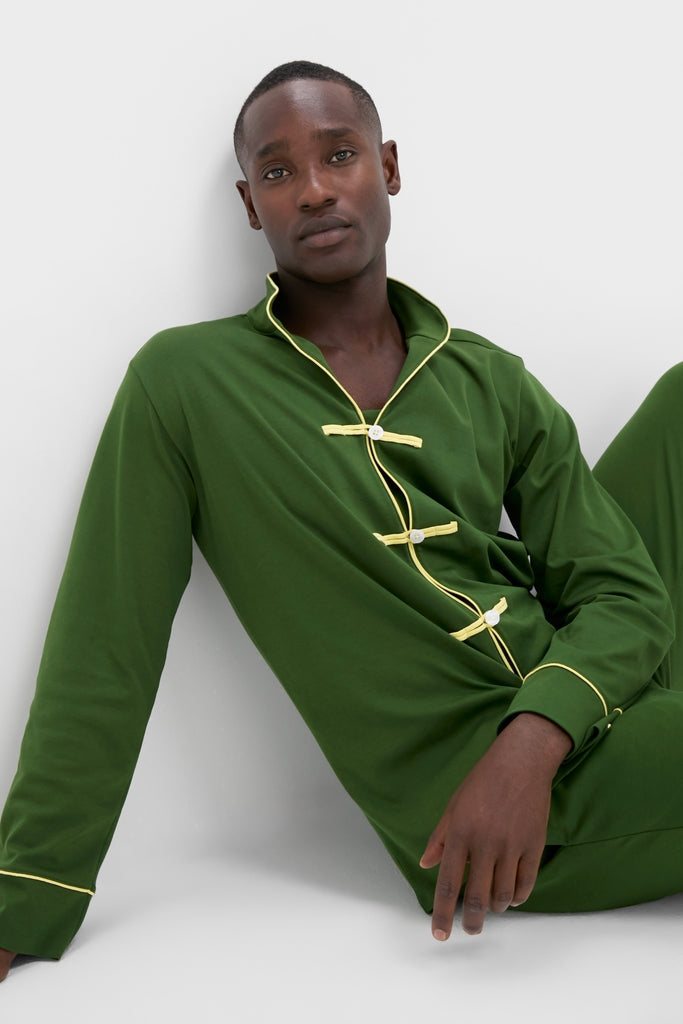 Douglas Fir Pima Cotton Wilford Men's Pajama Set
