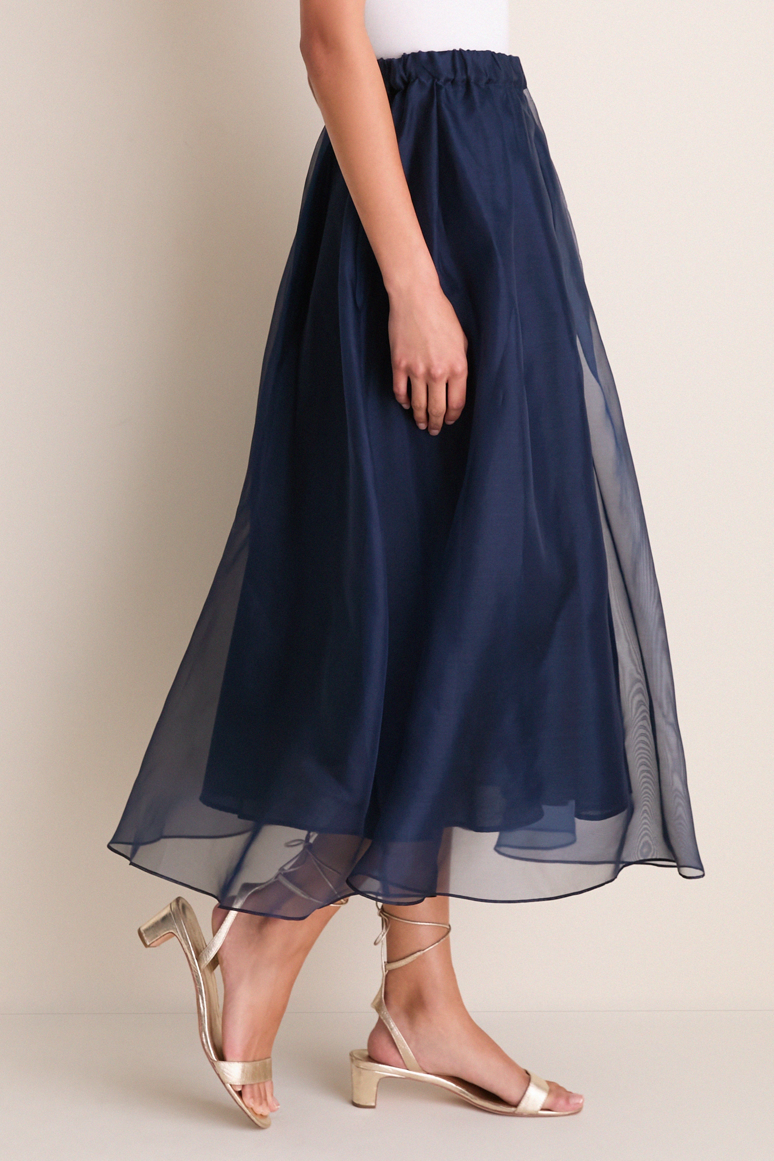 Navy Visino Skirt