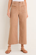 Truffle Brown Chino Wide Leg Davis Pants