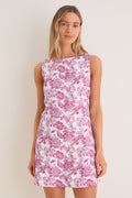 Rosewood Floral Leo Mini Dress