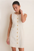 Stone Chino Rhoda Mini Dress