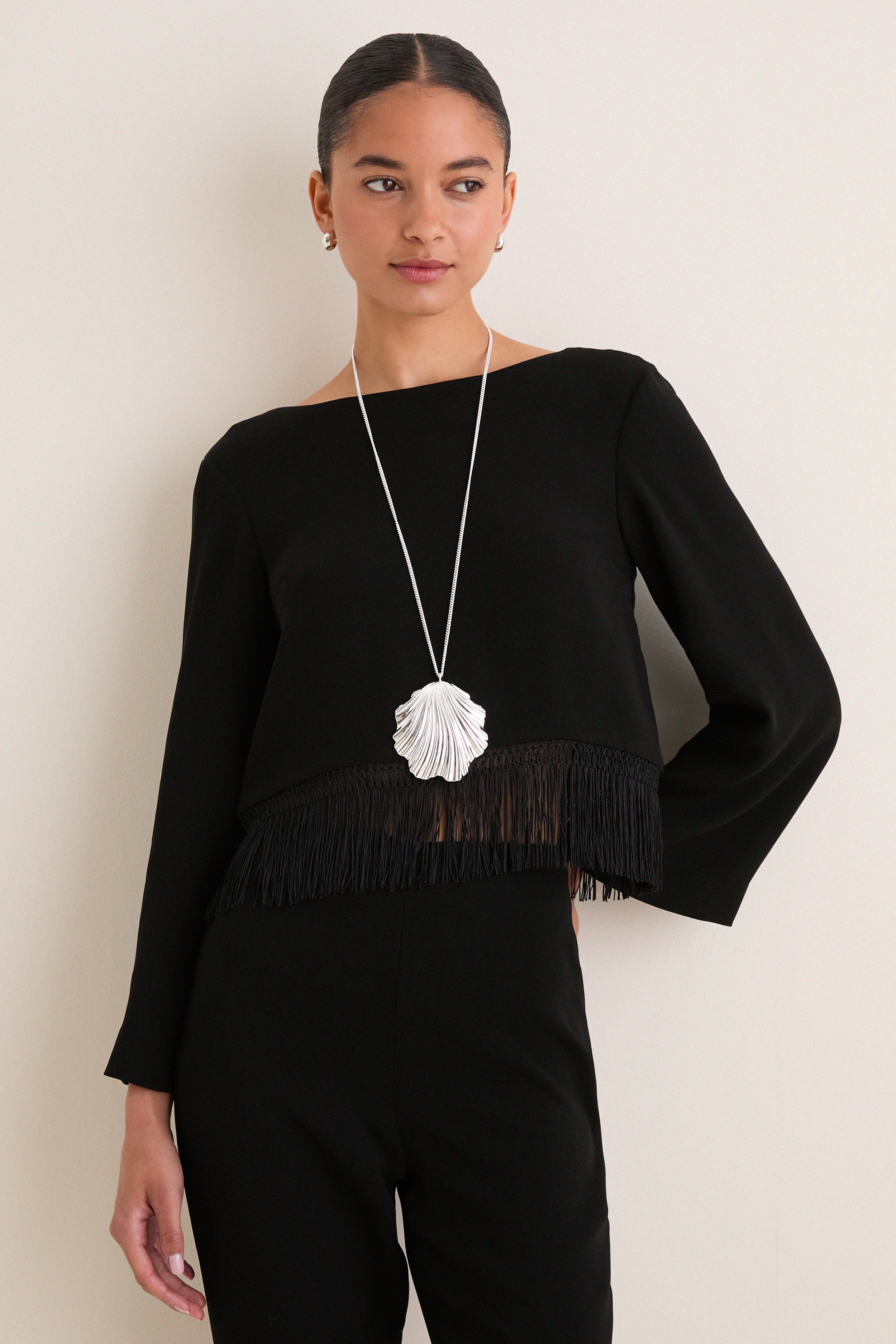 Black Bianca Blouse