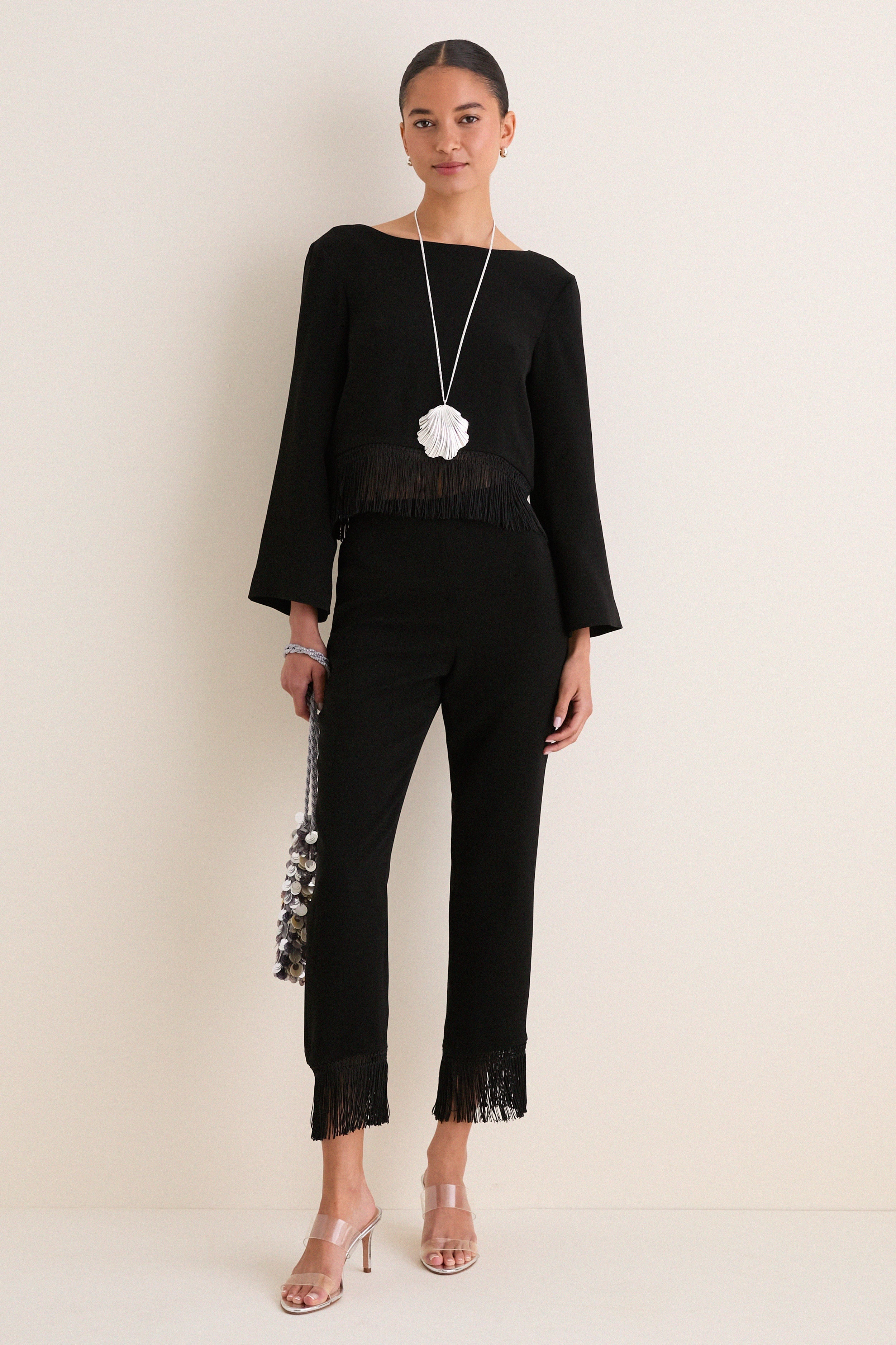 Black Bianca Blouse