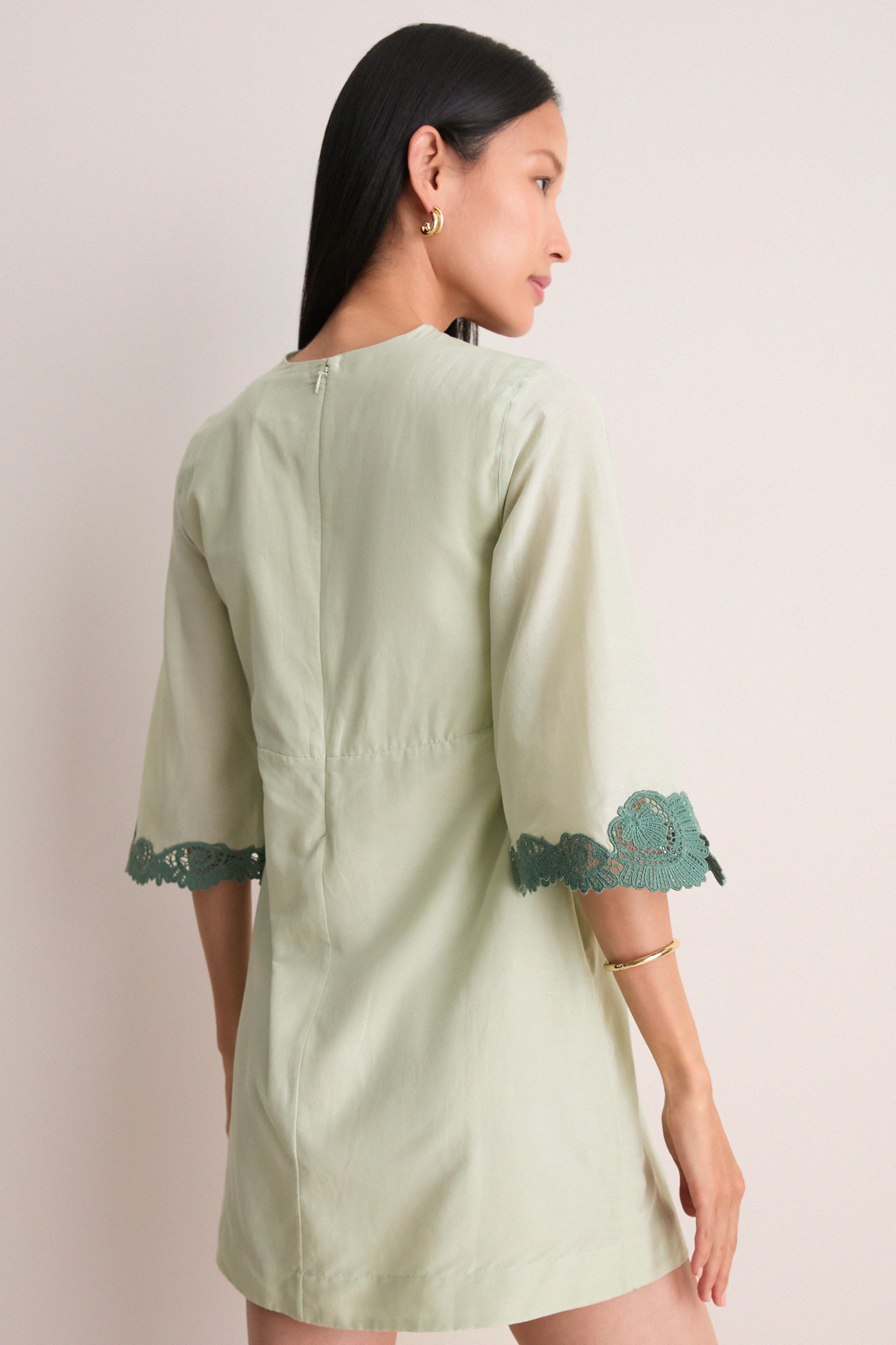 Green Darya Caftan
