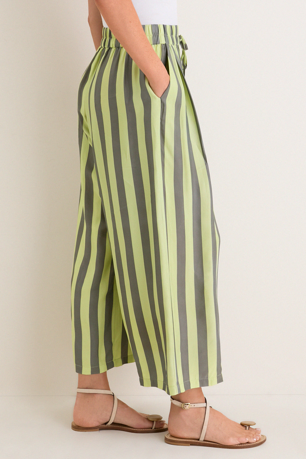 Evergreen Stripe Cyprus Pant