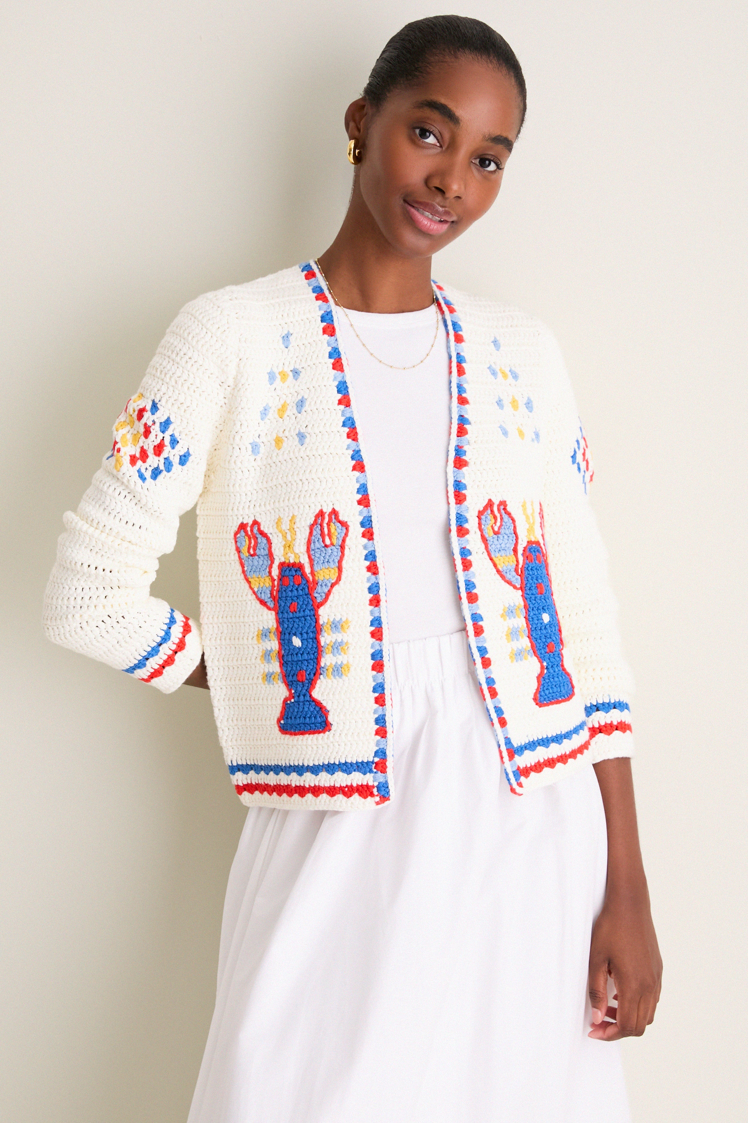 Lobster Multi Callen Cardigan