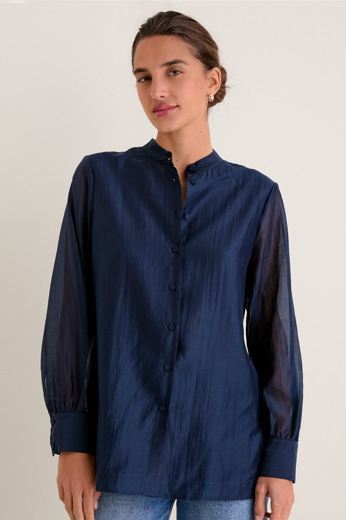 Ink Organza Camelot Tunic