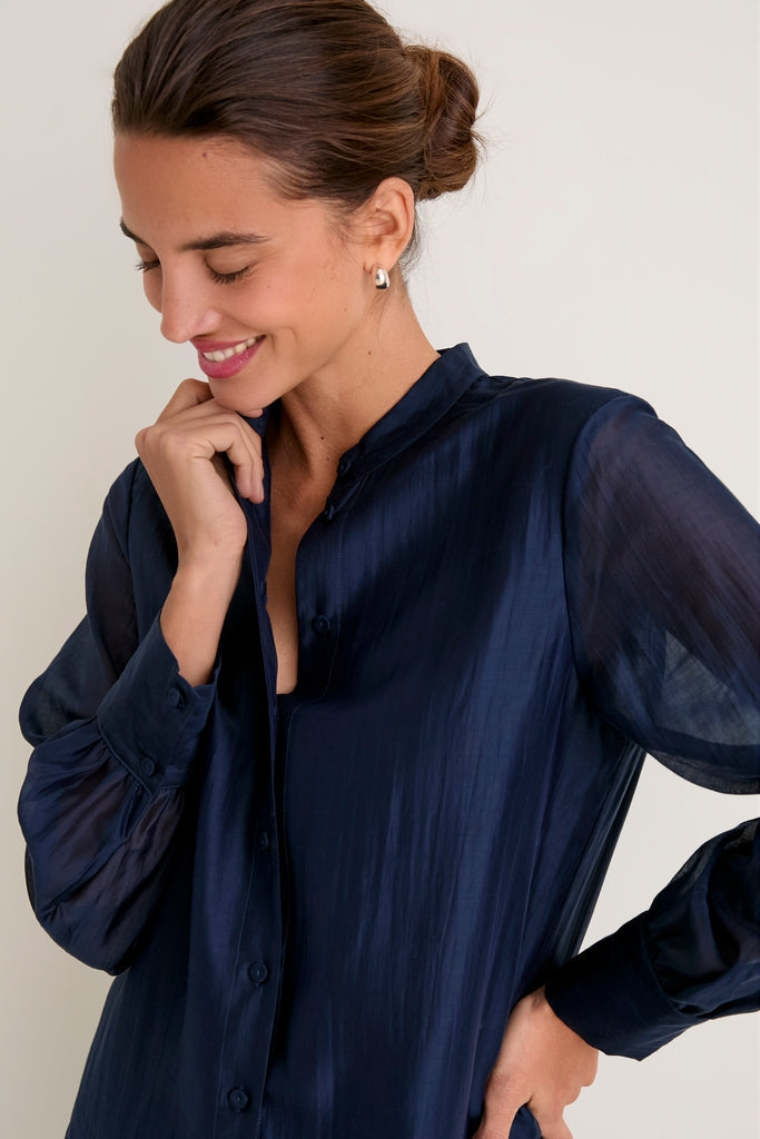 Ink Organza Camelot Tunic