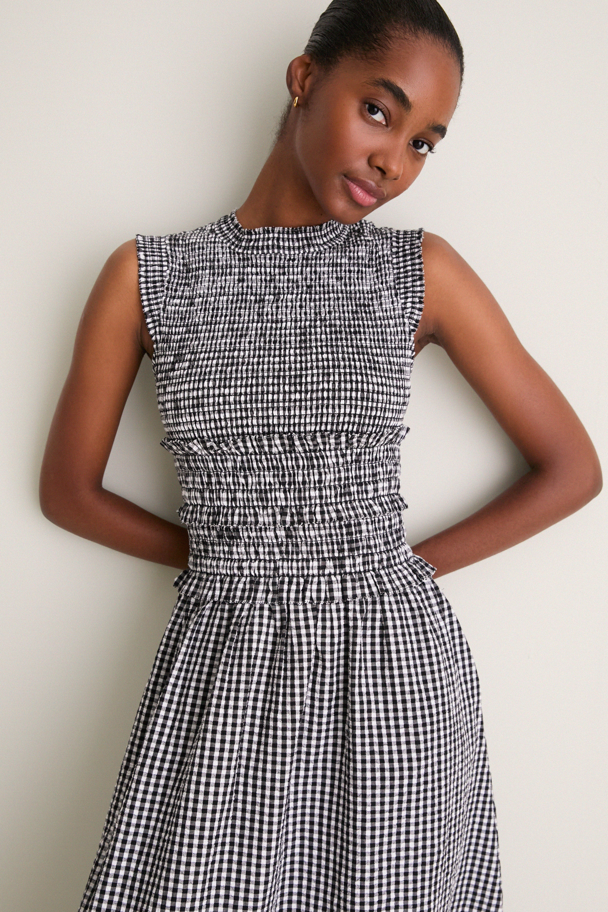 Black and White Louise Dress