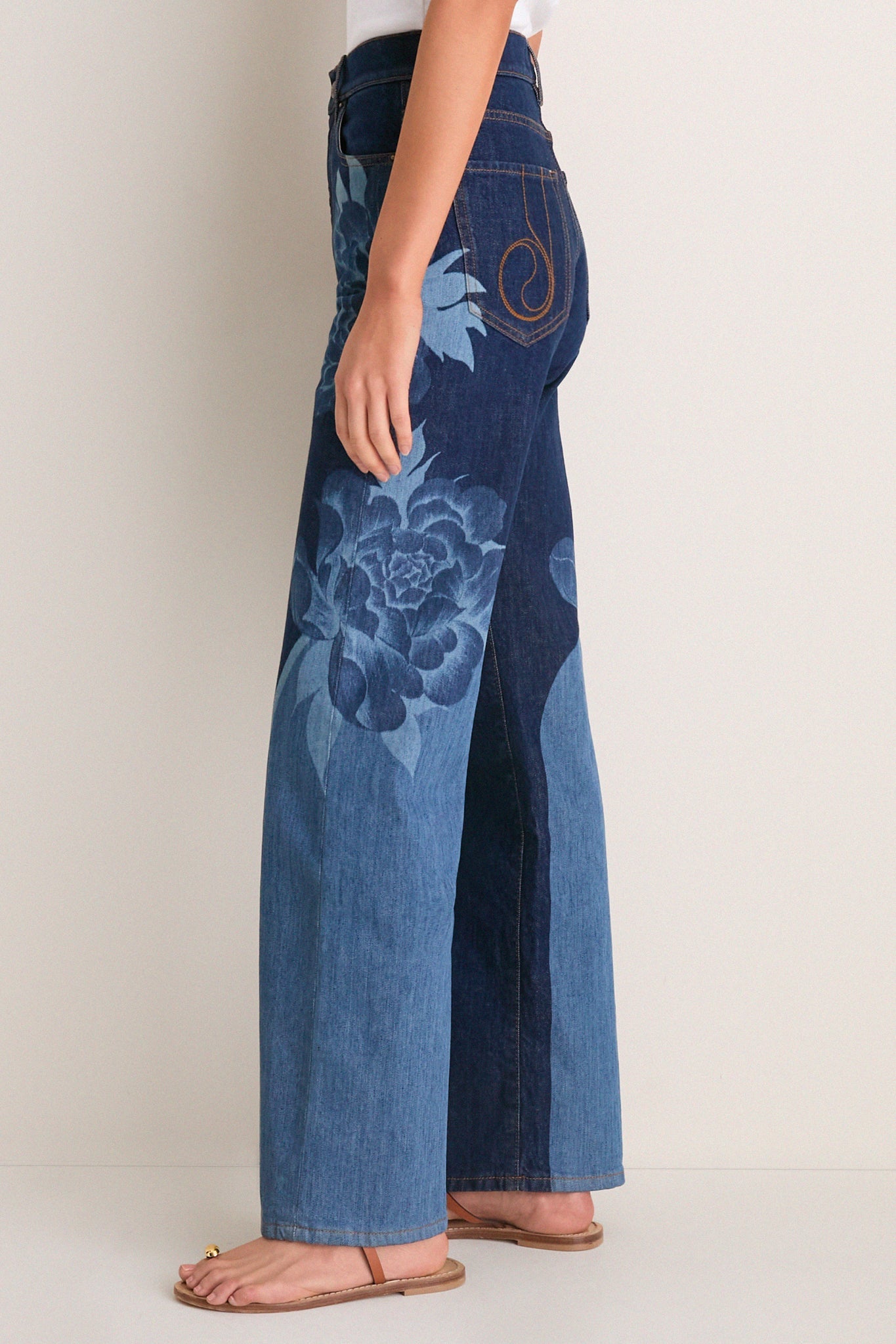 Queen Peony Placee Straight Leg Jean