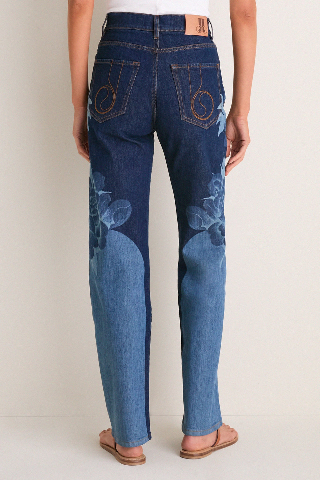Queen Peony Placee Straight Leg Jean