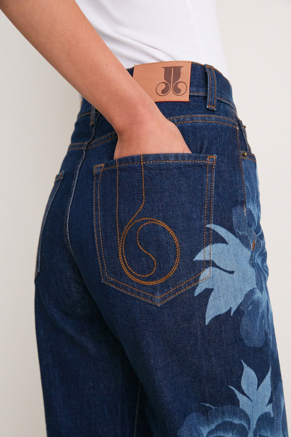 Queen Peony Placee Straight Leg Jean